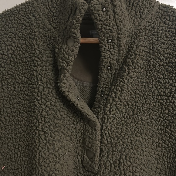 Aerie fleece quarter button up - Picture 3 of 8